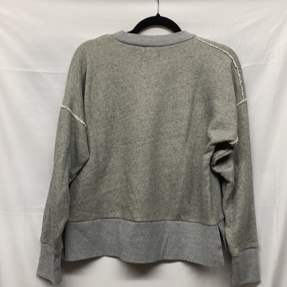 Madewell embroidered black flowers sweatshirt sml - Picture 4 of 4